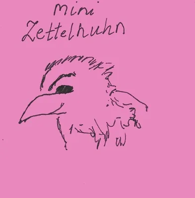 DJane Lilli Hauser Mini Zettelhuhn